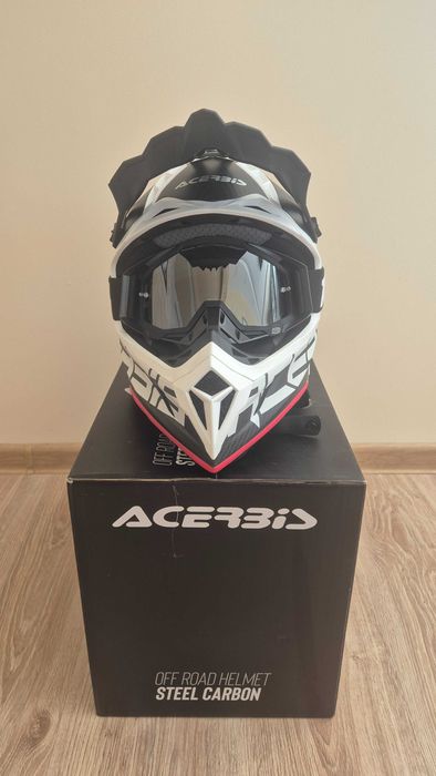MX Каска Acerbis Steel Carbon размер М