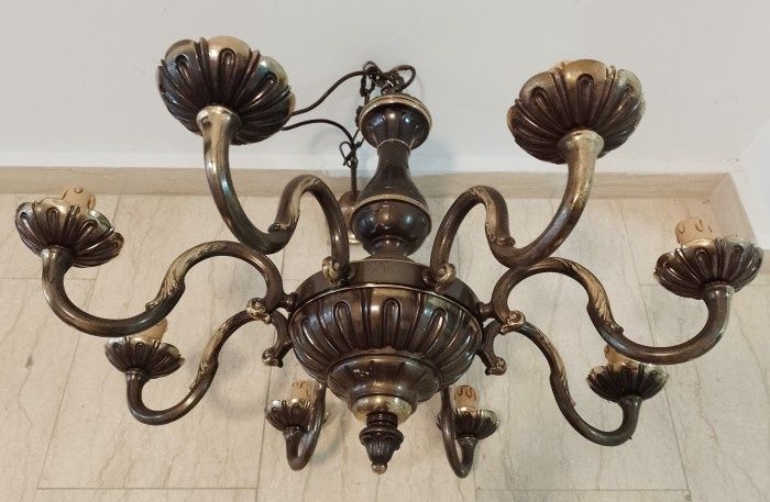 Boem candelabru din bronz cu 8 brate ideal accesoriu pentru camera, st