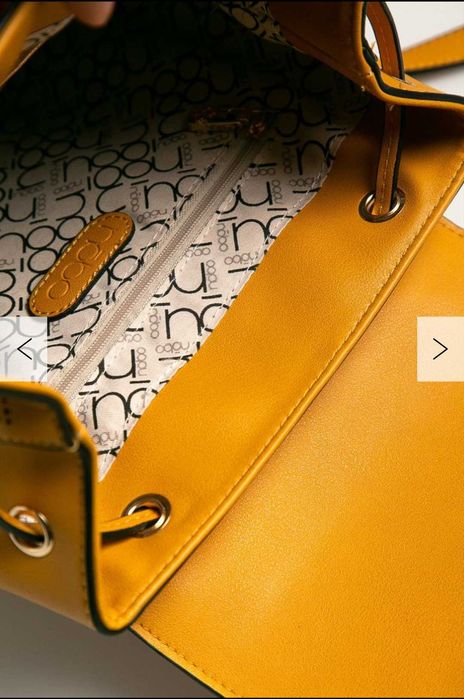 Раница Nobo, цвят горчица