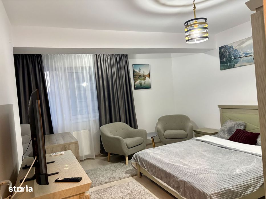 Garsonieră modernă de închiriat – zonă semicentrală, bloc nou