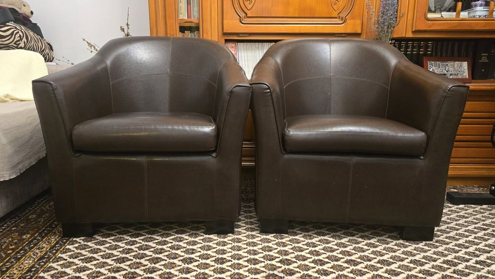 Fotolii piele 2 buc
