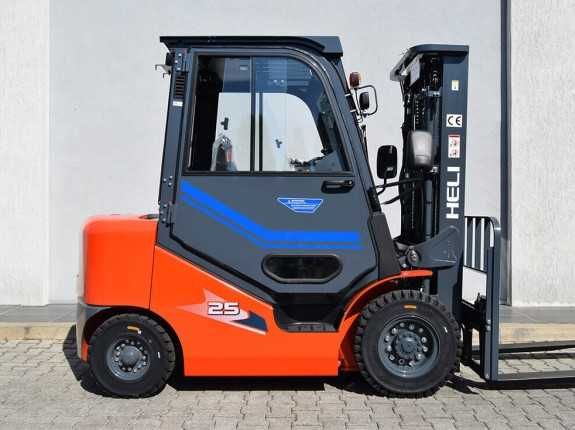 Vindem Stivuitor Diesel Heli 2.5 t Livrare Stoc, Pret Promo, Mitsubishi, Kubota, Garantie 36 luni