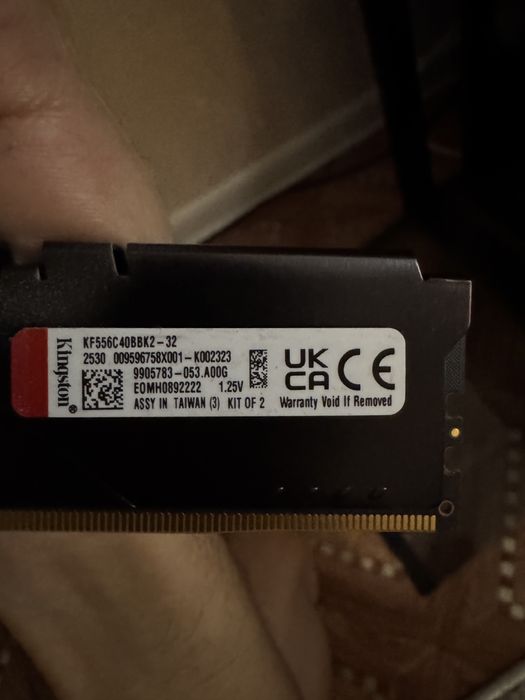 DDR5 Kingston FURY Beast 16GB 5600MHz