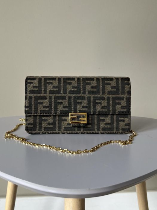 Fendi Compact Baguette Wallet Bag
