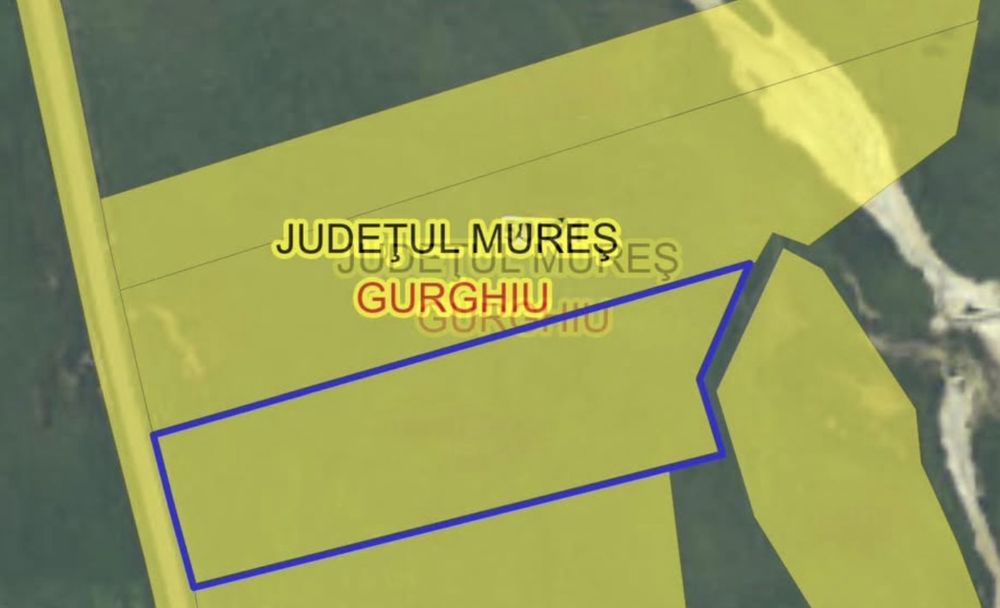 De vânzare Teren 21.600 mp cu deschidere 94,5 m la asfalt Zona Poiana cu Narcise, Gurghiu.