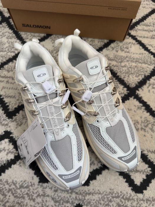 Salomon ACS Pro Lunar Rock Beige White Silver Marimea 44 Noi Cu Cutie Gorpcore Munte