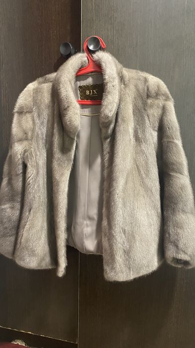 Норковая шуба богатый цвет