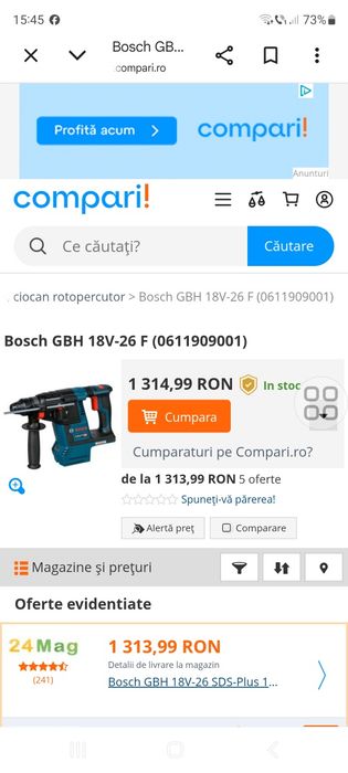 Rotopercutor BOSCH GBH 18v-26F
