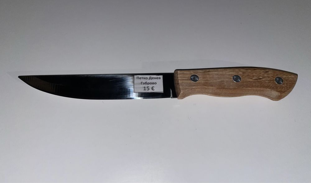 2 ножа – Петко Денев Габрово + Explorer с кания| нови | дървени дръжки
