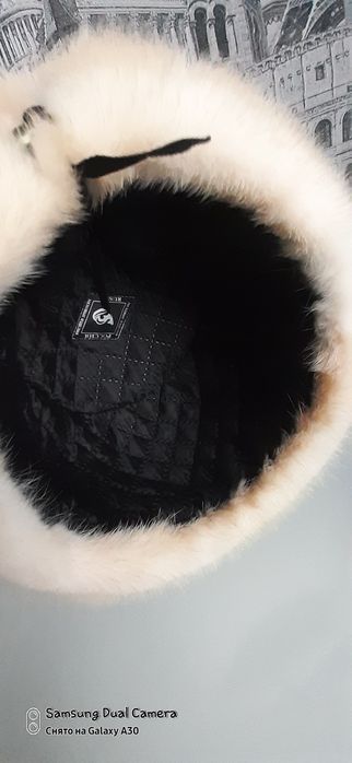 Женская норковая шапка