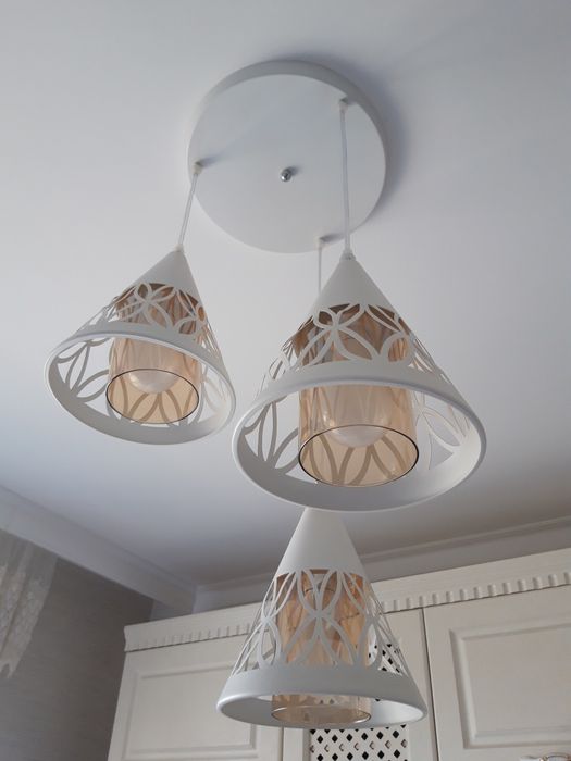 Установка люстр светильников