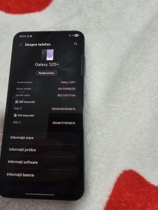 Samsung S25 Plus impecabil