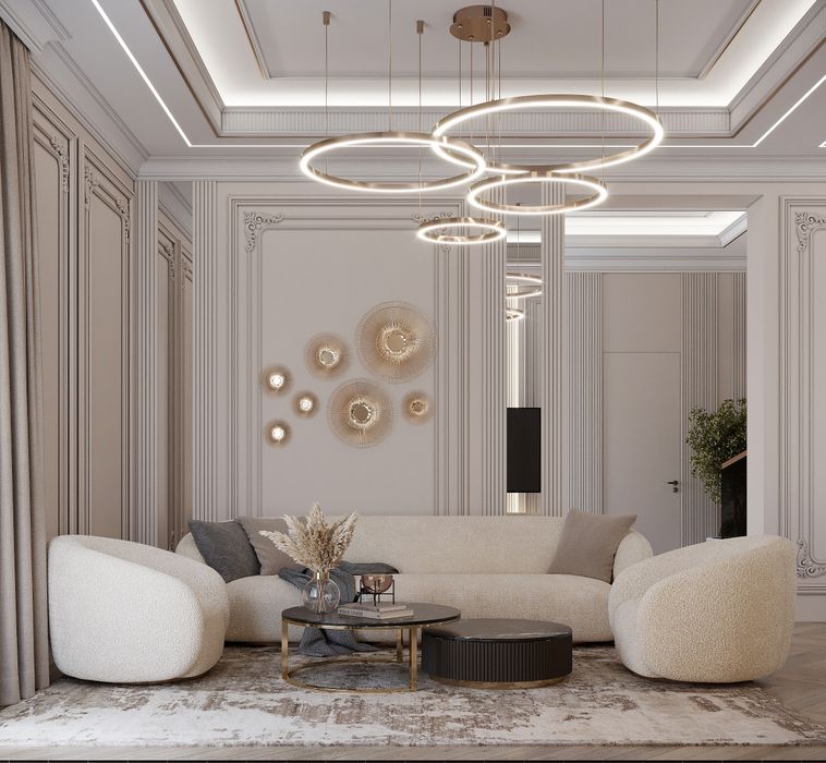 дизайнер интерьер неоклассика