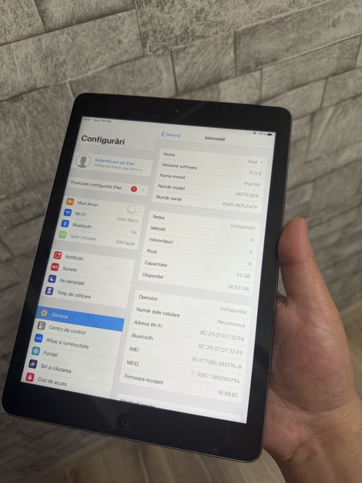 Ofertă iPad Air 1 32 GB WiFi/ Impecabilă