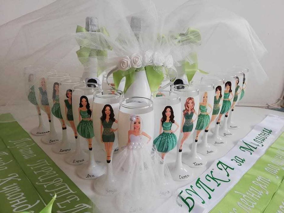 Промоция на чаши 7 лв. Аксесоари за моминско парти