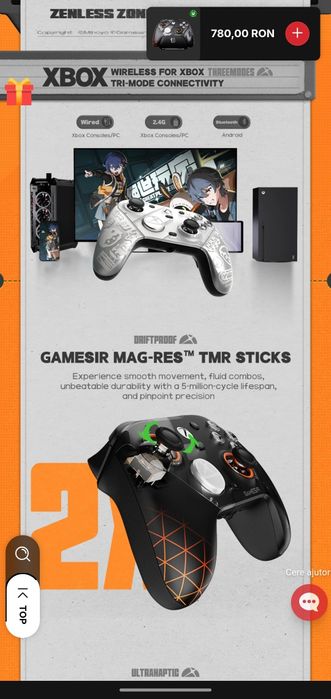 GameSir G7 Pro Zenless Zone Zero Edition Wireless Controller for Xbox