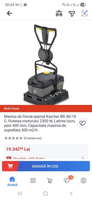 Aparat curătat Karcher 40/10 C profesional