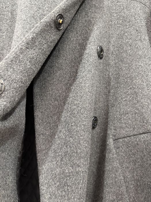 Пальто трапеция из натуральной шерсти