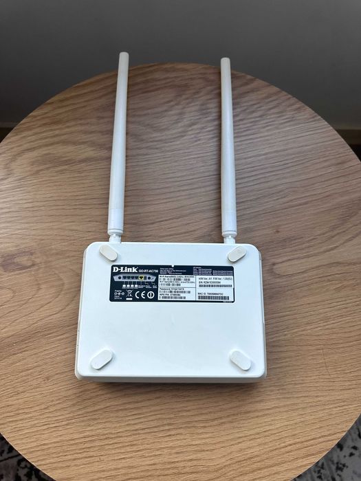 Безжичен рутер D-link GO-RT-AC750, 4 x 10/100, AC 750Mbps