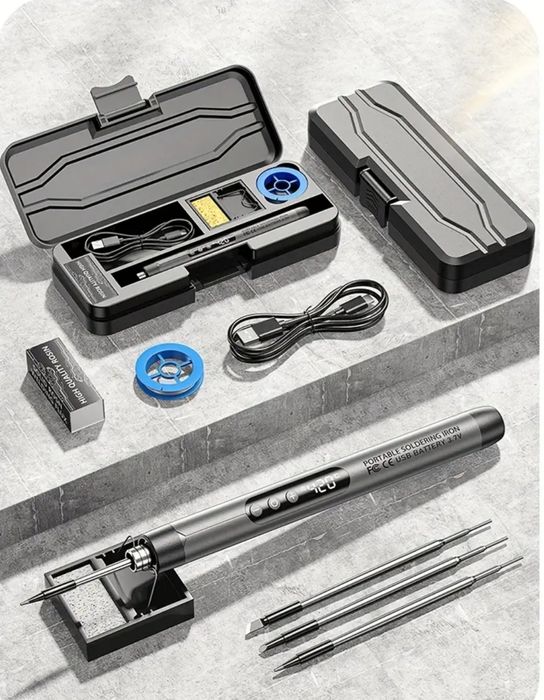 Портативный Паяльник с Цифровым Дисплеем