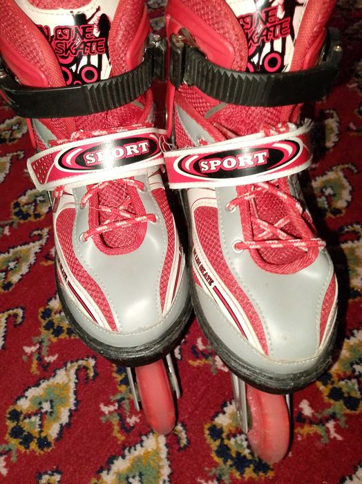 ролики черный+красный