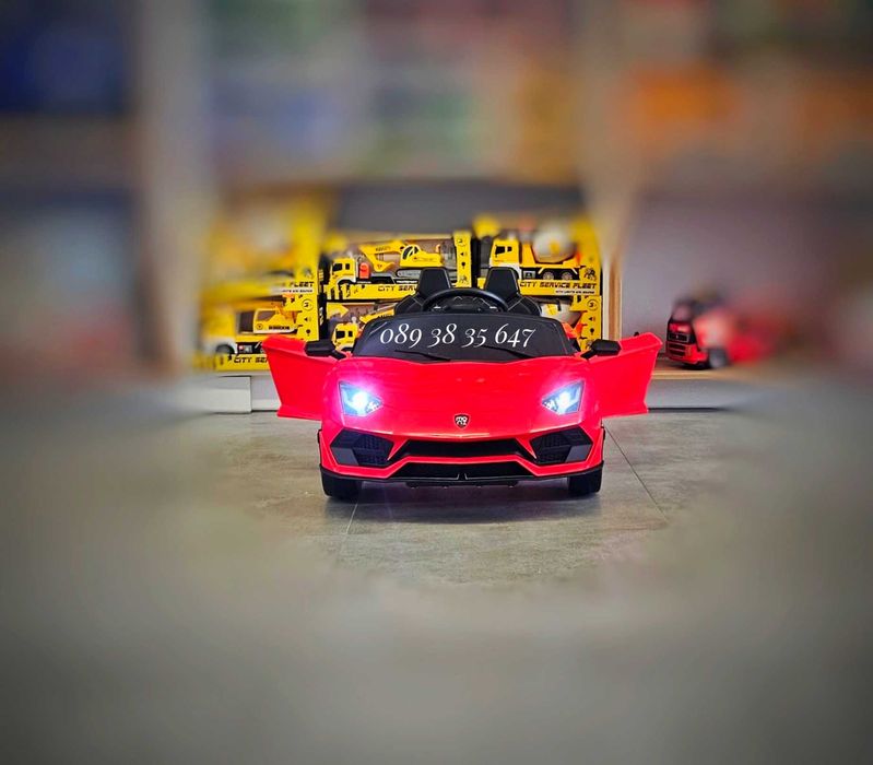 ТОП ЦЕНА!НОВО!Акумулаторна кола Chiara RED с 12V,USB,дистанционно