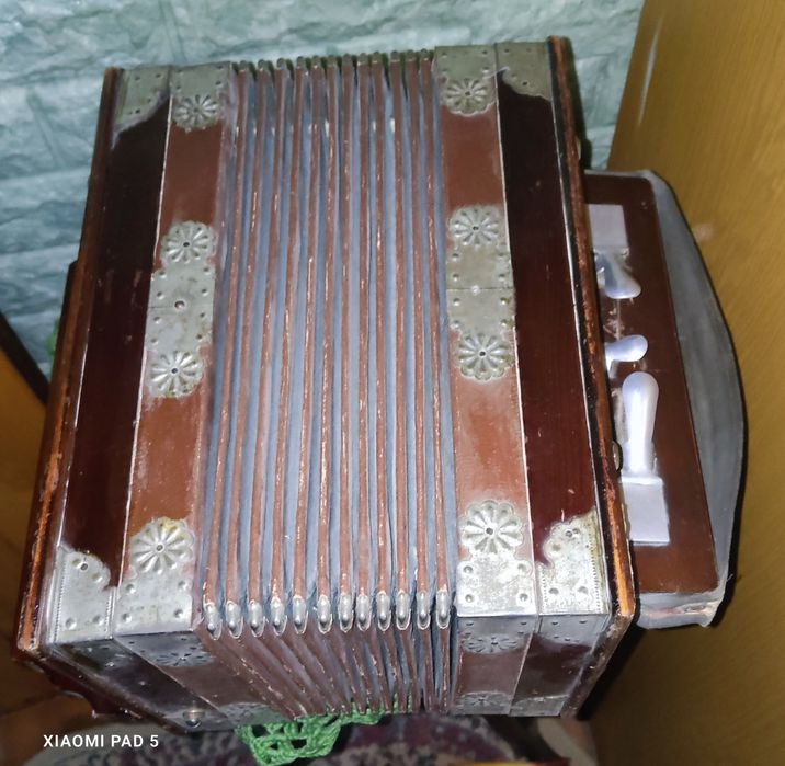 Антикварная русская гармошка