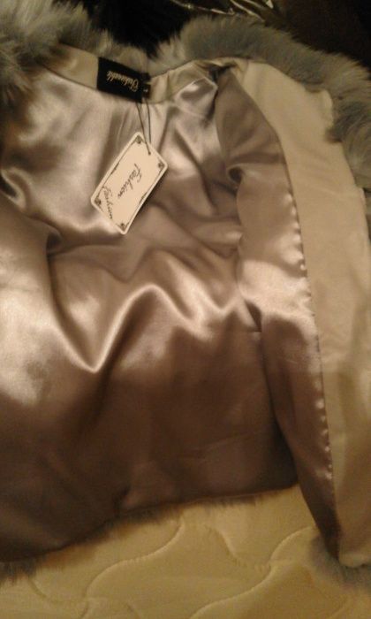 Шубы цветные искусственные