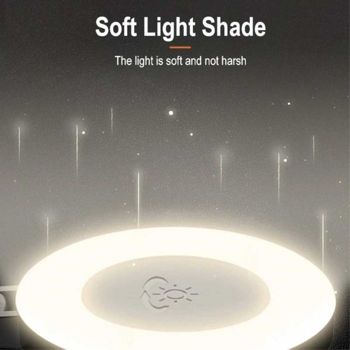 HSU D07 LED ринг лампа, 48 диода, 360° въртене, 3 режима