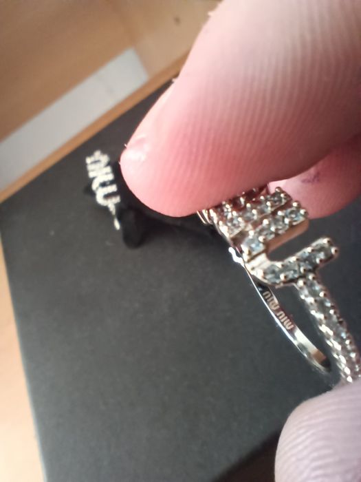 Cercei Miu-miu argint