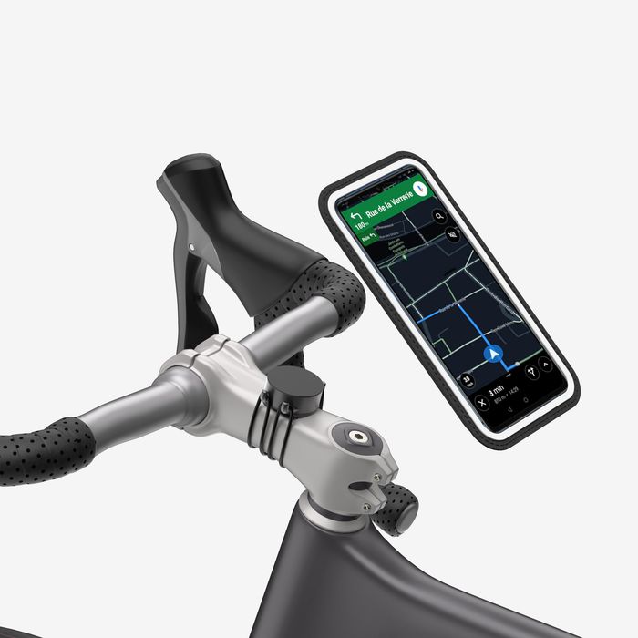Suport telefon pentru ghidonul bicicletei - produs resigilat Decathlon