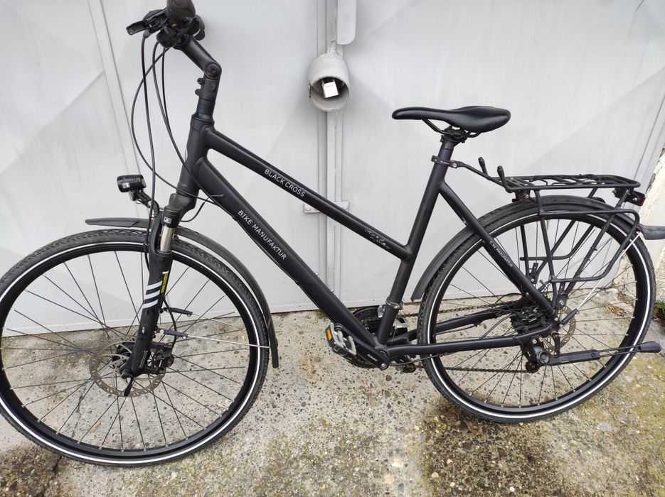 Bicicleta unisex 28 Black Cross City Bike
