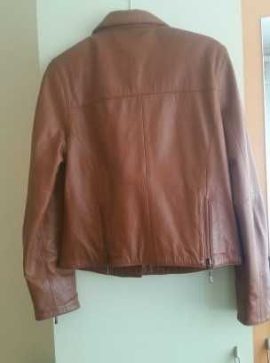 Естествена кожа яке ,без никакви забележки почти ново- М/Л  размер