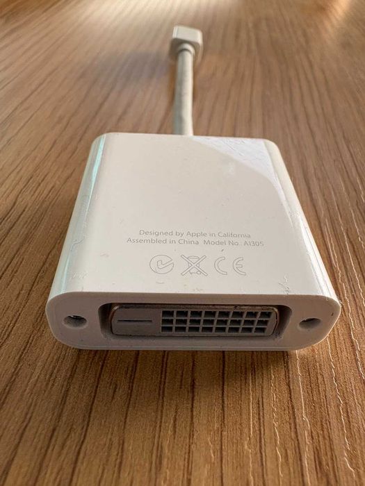 Адаптер / Преходник Mini DisplayPort (mini DP) към DVI за Apple Macbook