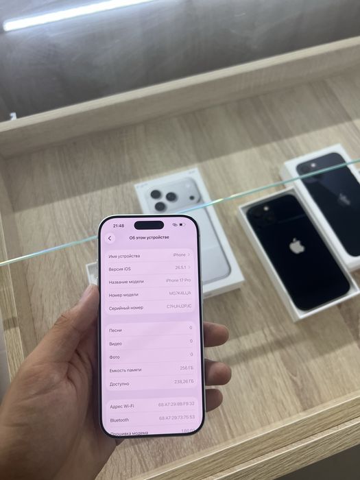iPhone 17 Pro 256 GB 100% E-sim