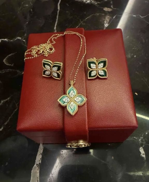 Серьги и подвеска Roberto Coin оригинал