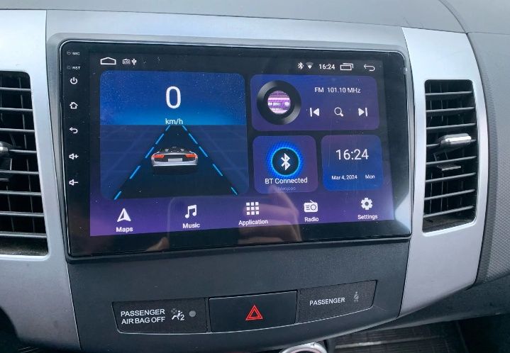 Mitsubishi Outlander Citroen C-crosser Peugeot 4007 мултимедия GPS