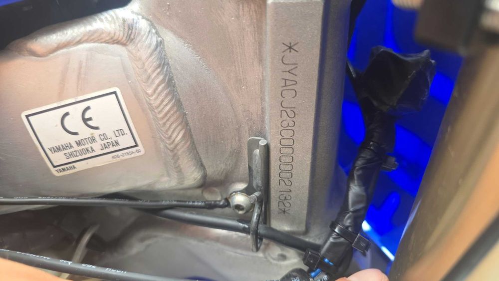Moto coross Yamaha yz450f 2019