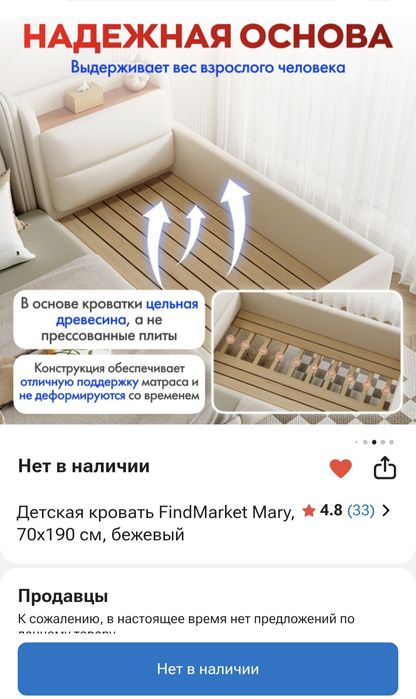 Детская кроватка