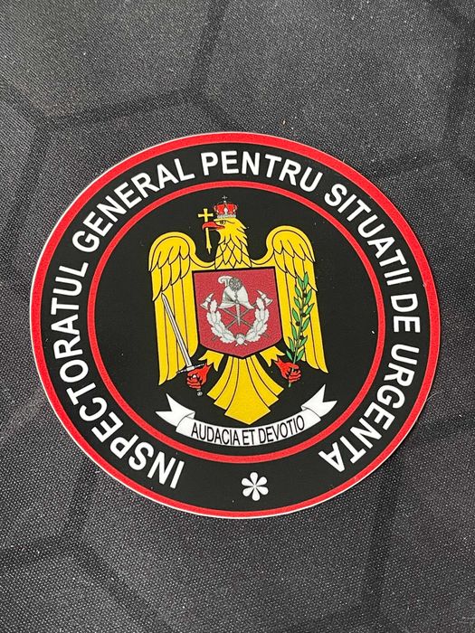 sticker parbriz pompieri