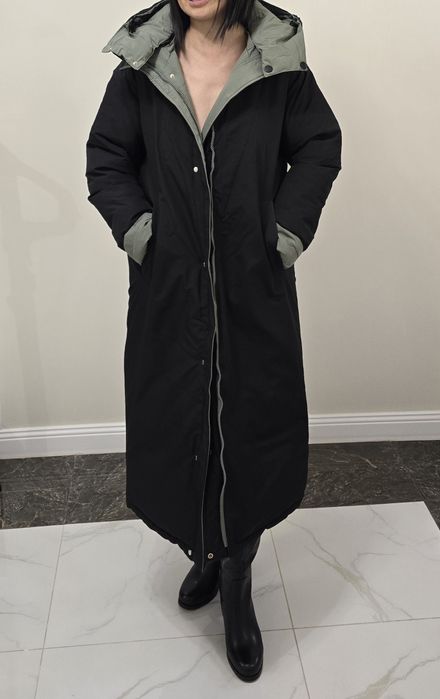 Пуховик двухсторонний новый!