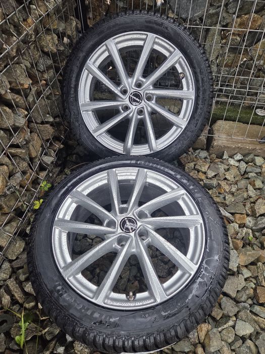 2 Jante Borbet -R17, cu cauciucuri M+S