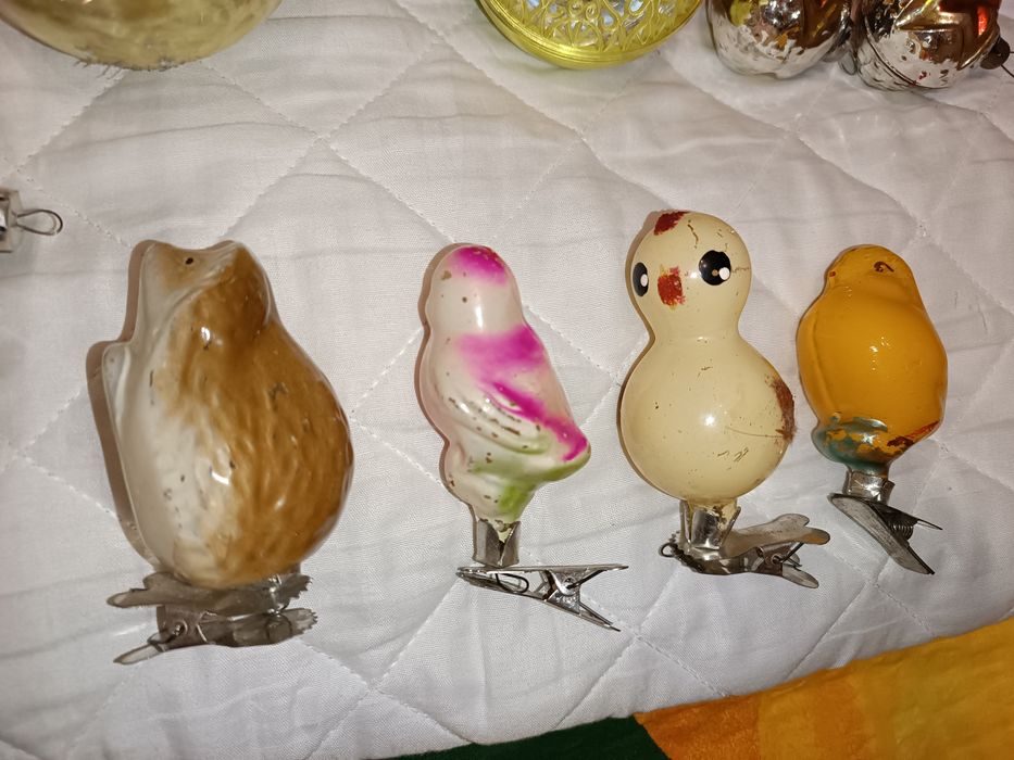 Старые ёлочные игрушки СССР