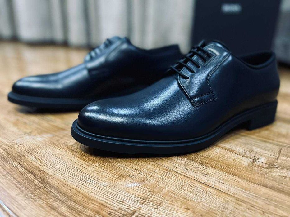 BOSS мужские кожаные туфли-дерби Италия РАЗМЕР 42.5,45