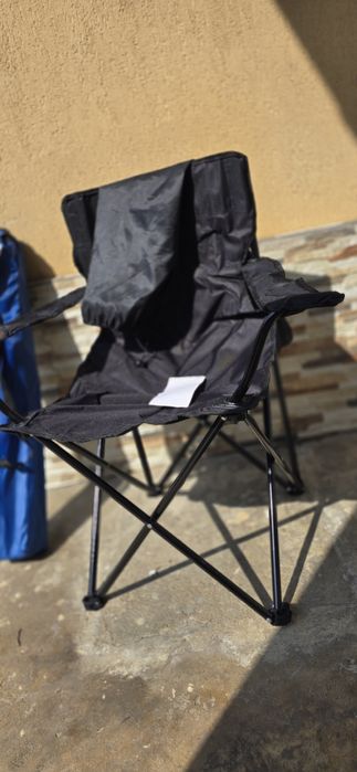 Două scaune pliabile camping pescuit