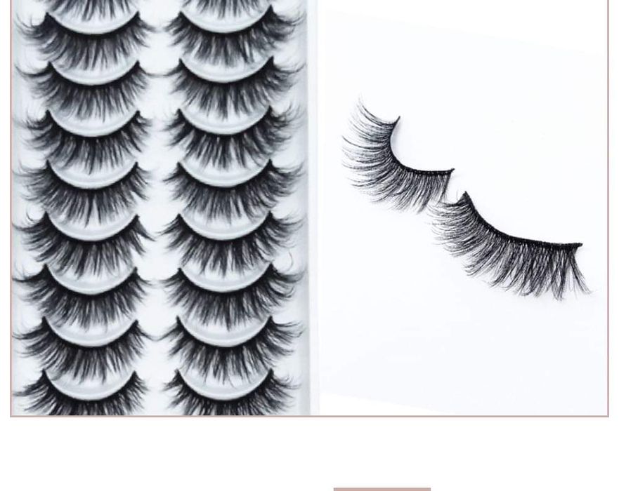 Комплект мигли на лента с подарък