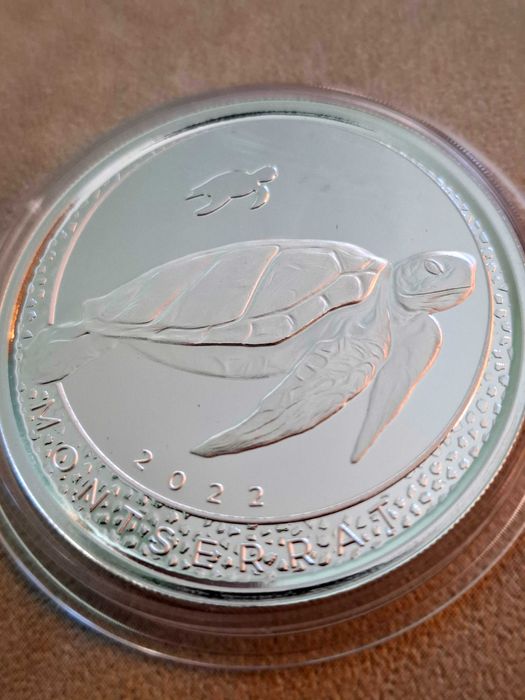 Сребро 1 oz. Монсерат Из.кариби
