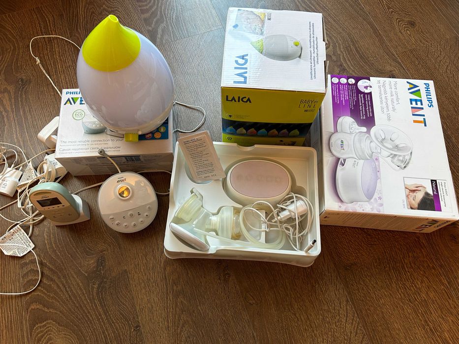 Pompa de san electrica Philips Avent si umidificator Laica