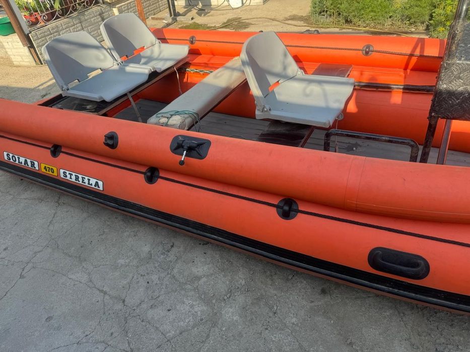 Лодка с мотором Solar 470 strela,