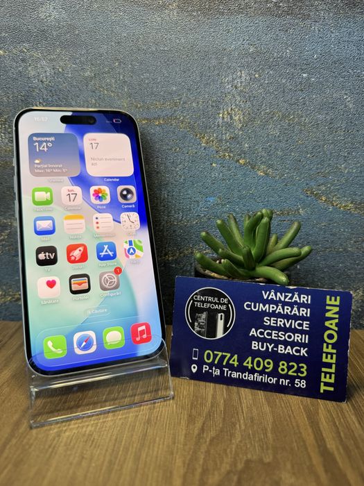 Iphone 15/256Gb/Garantie 2Ani Centrul de Telefoane/Rate